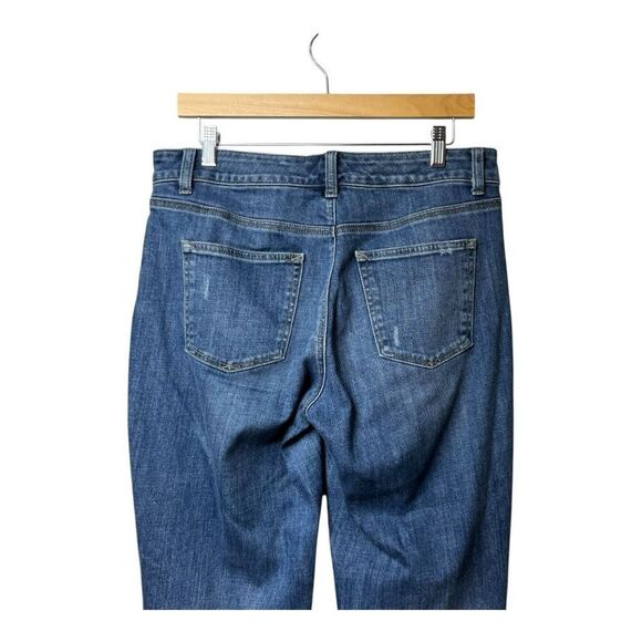 Talbots Women's Straight Leg Boyfriend Jeans Size 8 Flawless Fit Denim - Picture 3 of 7